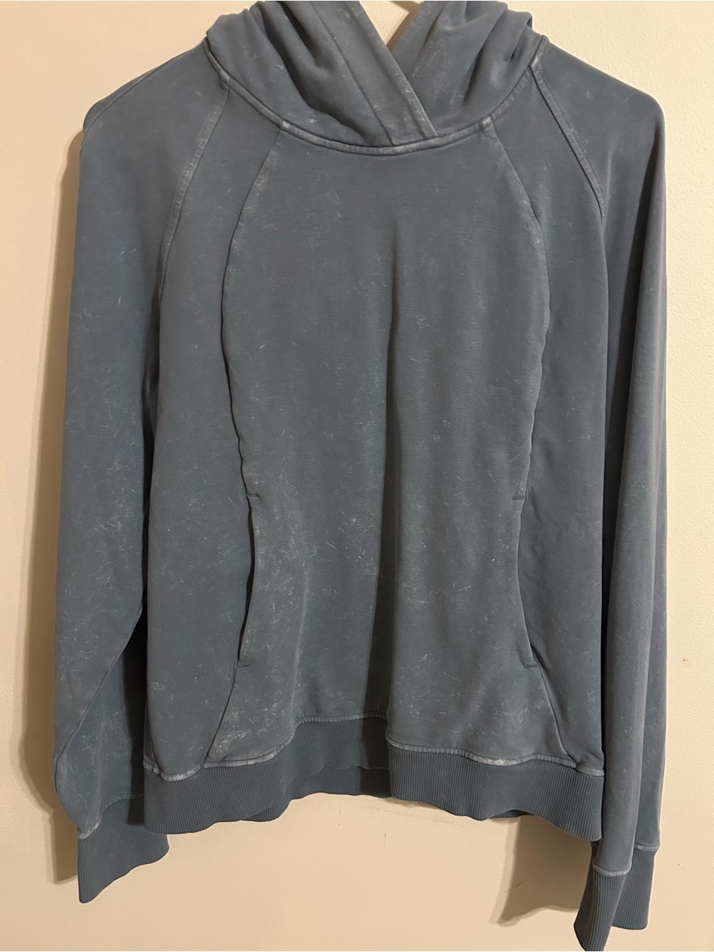 Lululemon Scuba Pullover Hoodie Washed Blue Charcoal Pigment Dye